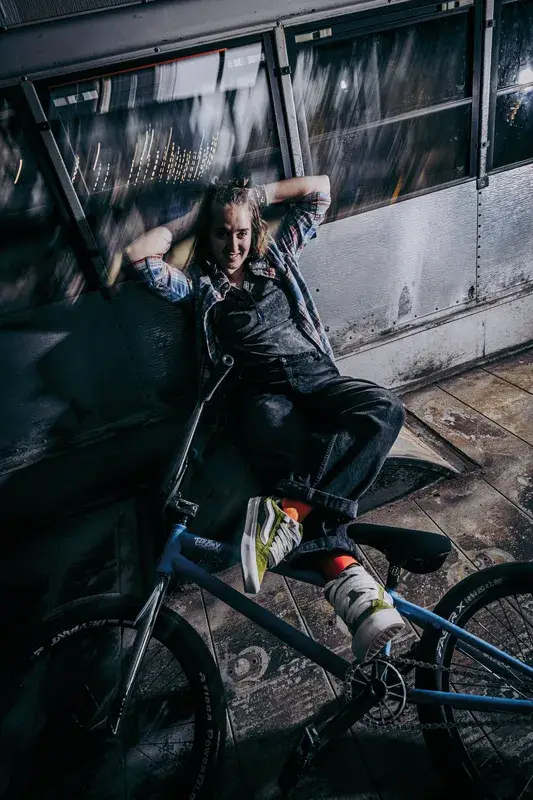 Membre de l’Association Attitude qui abrite notamment Montpellier BMX, Valeriia Liubimova a quitté la Russie pour vivre à fond une passion débordante.